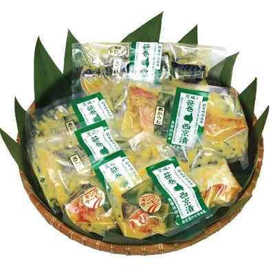 2022年4月発送開始『定期便』寺田屋の笹巻西京漬全6回
