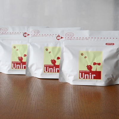 Unir厳選 スペシャルティコーヒー 粉100g×3種セット