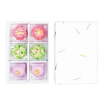 【2022年11月中旬発送】京都の職人手作り。上生菓子6個箱