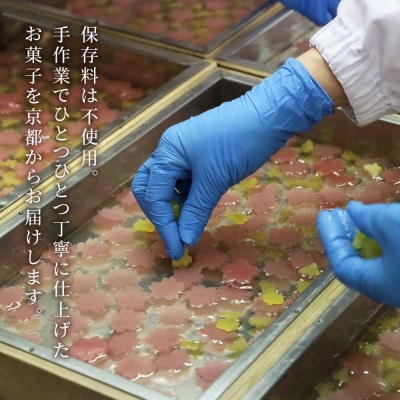 春限定羊羹・うららか あっさりとした味わいの三層ようかん 京都府長岡京市