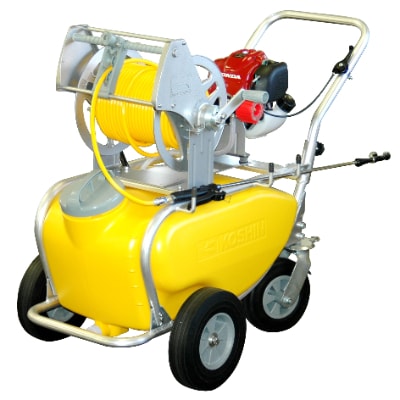 エンジン式50Lタンクキャリー動噴　MS-ERH50T　6mm×50mホース　ホンダエンジン