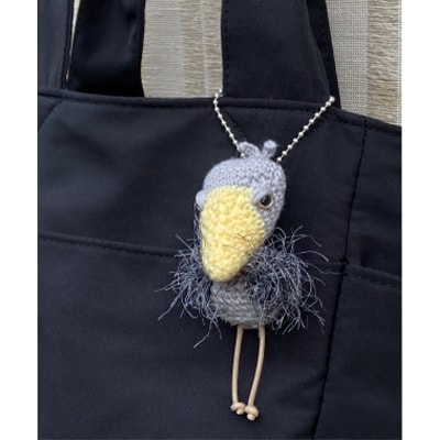 『動かない鳥』ハシビロコウのチャーム(1) ハンドメイド