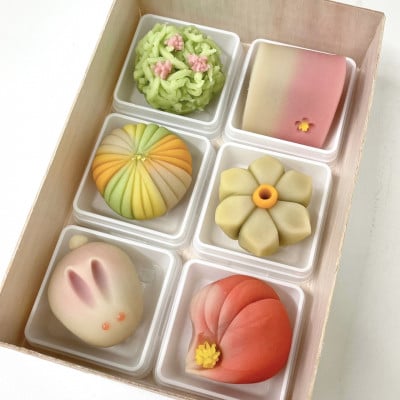 四季の上生菓子6個入【おまかせ創作生菓子セット】