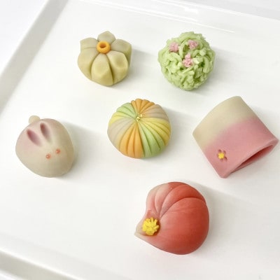 四季の上生菓子6個入【おまかせ創作生菓子セット】