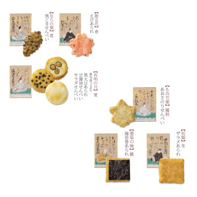 【長岡京 小倉山荘】をぐら山春秋 特大缶 (8ヶ入り40袋)