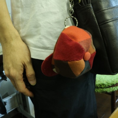 帽子キーホルダー(イエロー系)