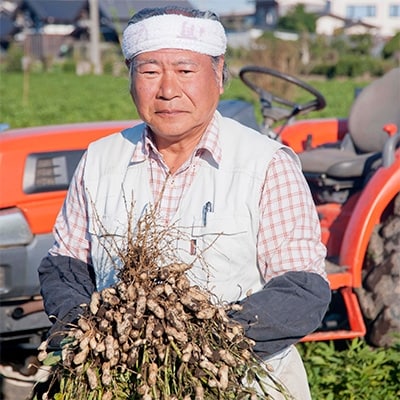 から付き煎り落花生(茨城県産さやか)300g×2袋