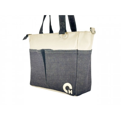 ポケット沢山バッグ(クリームベージュ)