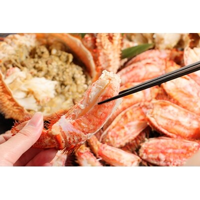 【ふるさと納税限定】ミソと身がぎっしり詰まった〈毛がに(大)〉約600g×2尾