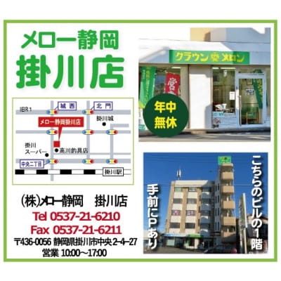 【メロー静岡掛川店ご来店利用限定】地場産品基準品(クラウンメロン等)商品券〔1,000円券×3枚〕