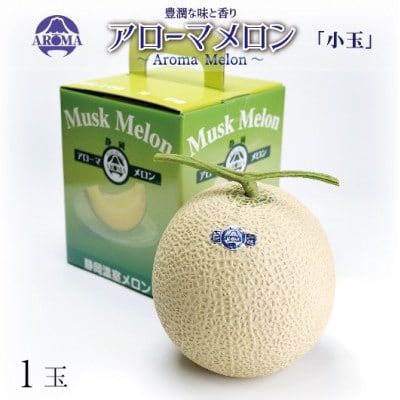 【通年出荷】アローマメロン(小玉) 1玉入