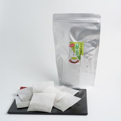 訳あり エコ袋 緑茶ティーバッグ 8g50個入2袋(100個) 水出し お湯出 静岡県掛川産100%