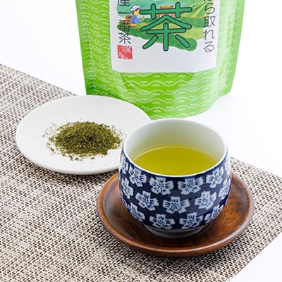 新芽の粉茶(深蒸し掛川茶)一番茶の新芽から摘み取られる香りの良い粉茶  200g×5袋 計1kg