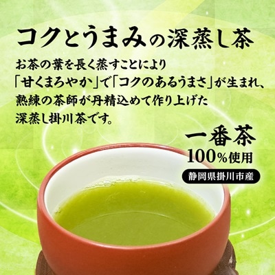 【訳あり】深蒸し掛川茶100g×5袋(合計500g)訳ありは袋だけ。静岡が誇る日本茶