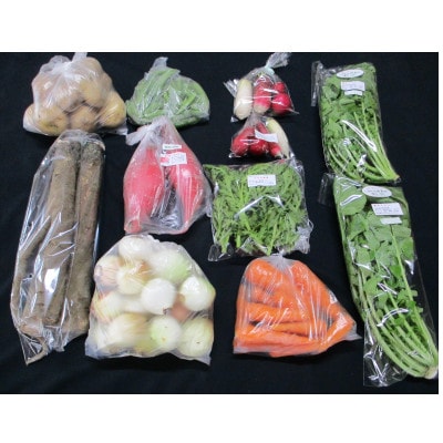 しあわせ野菜畑のシェフSセット　(訳あり規格外の有機野菜を一部使用)