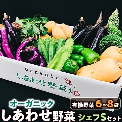 オーガニック・しあわせ野菜「シェフSセット」 (フードロス対応、規格外野菜一部使用)