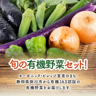 しあわせ野菜畑の有機野菜　Mセット　(安心の有機JAS認証　旬のオーガニック野菜　農場直送便)