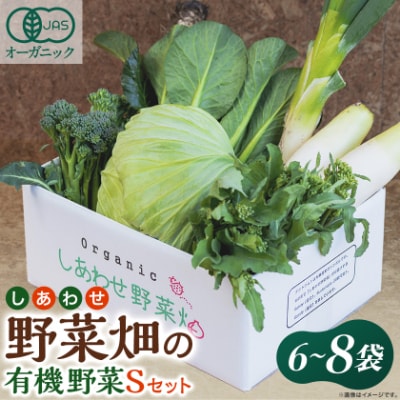 しあわせ野菜畑の有機野菜　Sセット　(安心の有機JAS認証　旬のオーガニック野菜　農場直送便)