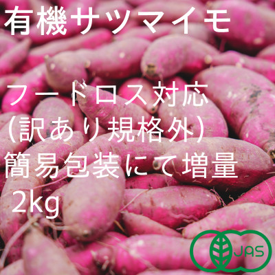 【フードロス対応・規格外】有機サツマイモ　訳あり　有機JAS　期間限定(12～3月発送)