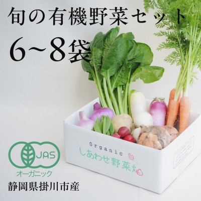 【毎月定期便】しあわせ野菜畑の有機野菜　Sセット　(安心の有機JAS認証　オーガニック野菜)全3回