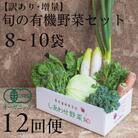 【毎月定期便】しあわせ野菜畑のシェフMセット　(訳あり規格外の有機野菜を一部使用)全12回