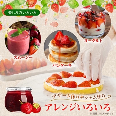 静岡県掛川市産　ミズノ農園の完熟いちご　『紅ほっぺ』約280g×4パック