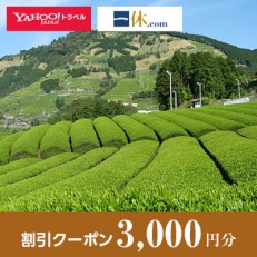 【静岡県掛川市】一休.com・Yahoo!トラベル割引クーポン(3,000円分)