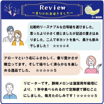 【毎月定期便】アローマメロン(白等級) 1玉 全6回