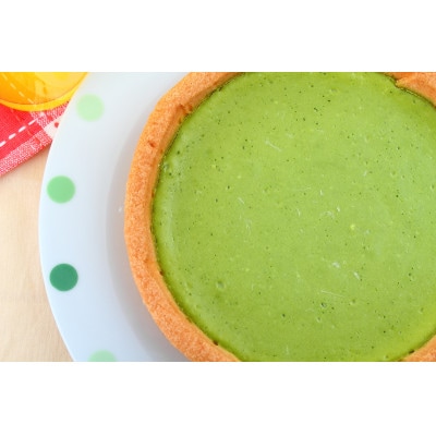 掛川の抹茶を使用した抹茶のベイクドチーズケーキ