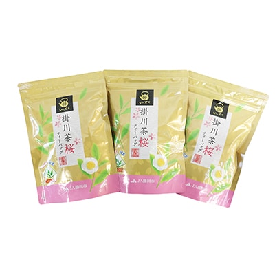 掛川茶ティーバッグ桜　3袋セット(1袋20個入)