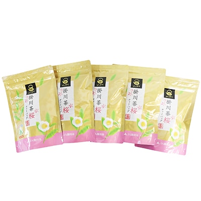 掛川茶ティーバッグ桜　5袋セット(1袋20個入)