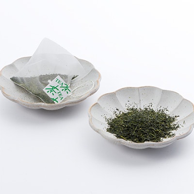 掛川東山茶飲み比べセット　「ききょう」茶葉+「ささゆり」ティーバッグ　各5g×15袋