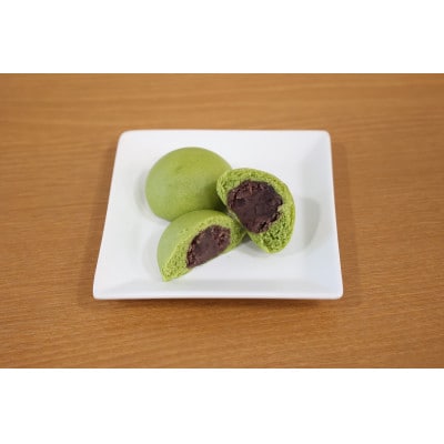 かけがわ抹茶饅頭 8個入り・掛川茶ティーバッグ桜(5g×20個)・やよい茶葉(100g)　和みセット