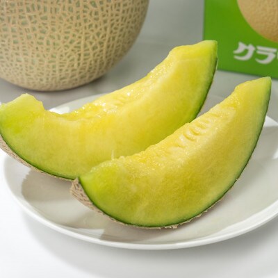 【組合直送】静岡県が誇る温室高級「クラウンメロン」2玉(1玉:約1.3kg) 3月～8月