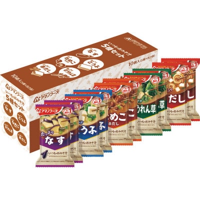 アマノフーズ　フリーズドライ　いつものおみそ汁5種セット(10食)