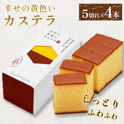 【毎月定期便】【長崎心泉堂】幸せのカステラ0.3号4本セット(プレーン)全12回