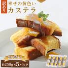 【毎月定期便】【長崎心泉堂】幸せの黄色いカステラ5パック　全12回