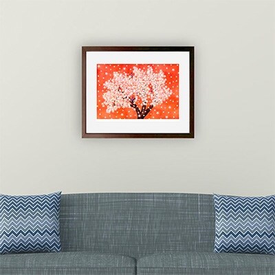 ＼京都・綾部の癒やし系作家/【絵画】】桜　額装サイズ526mmx412mm