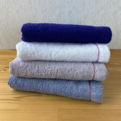 ＜京都綾部産＞Pile de ABMフェイスタオル4枚セット