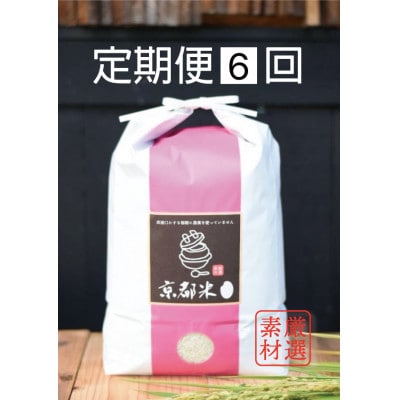 【毎月定期便】～栽培期間中 稲穂に農薬不使用～京都のお米　コシヒカリ5kg【精米】全6回