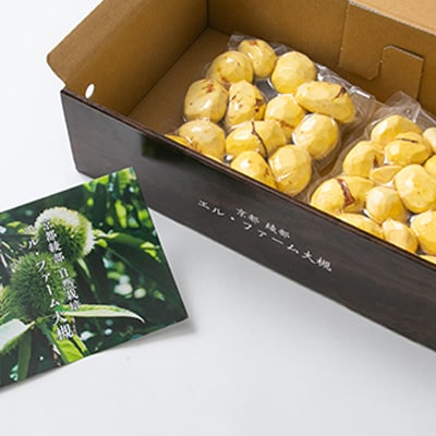 【京栗】冷凍むき栗　500g(250g×2P)　氷蔵丹波栗
