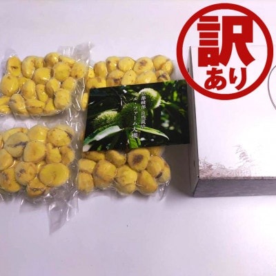 【京栗】冷凍むき栗　1kg(250g×4P)　氷蔵丹波栗【訳あり】