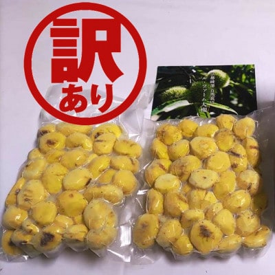 【京栗】冷凍むき栗　1kg(500g×2P)　氷蔵丹波栗【訳あり】