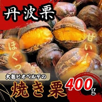 京都府綾部産 丹波栗焼き栗 計400g