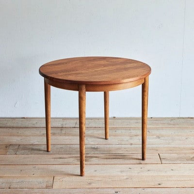 Karl Dining Round 84 Table ダークブラウン色【SWOF】