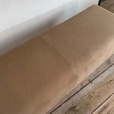 130 Bench(130ベンチ)倉敷帆布 ベージュ BR鉛筆脚【SWOF】