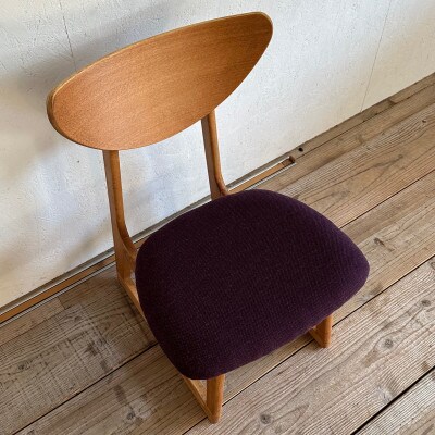 Lager Chair(ラガーチェア)NC パープル ミディアムブラウンフレーム【SWOF】