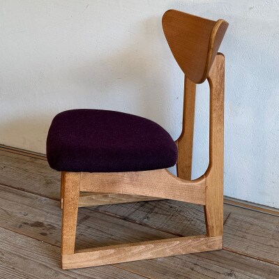 Lager Chair(ラガーチェア)NC パープル ミディアムブラウンフレーム【SWOF】