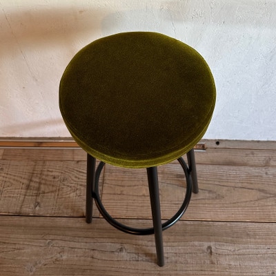 Forge Counter Stool(フォージカウンタースツール)モケット グリーン【SWOF】