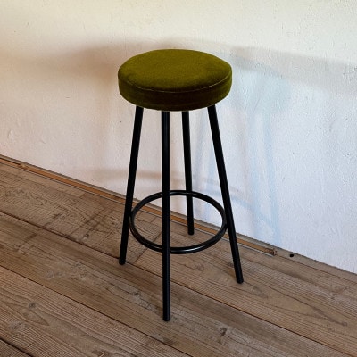 Forge Counter Stool(フォージカウンタースツール)モケット グリーン【SWOF】
